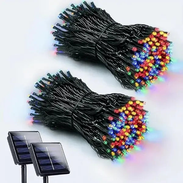 Ecoluces™️ Compra 1 Lleva la 2 Gratis - Luces Solares Navideñas (24 metros)