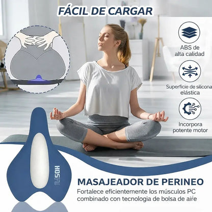 Entrenador de suelo pélvico unisex con vibración hecho de silicona de grado médico