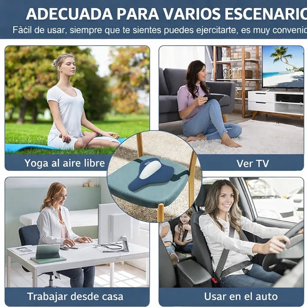 Entrenador de suelo pélvico unisex con vibración hecho de silicona de grado médico